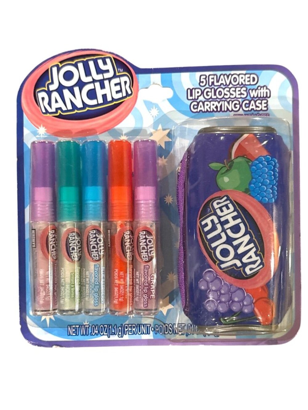 5pc Vintage 2011 Lotta Luv Jolly Rancher Grape + Cherry + Liquid Wand Lip Gloss